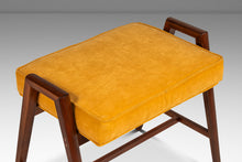 Load image into Gallery viewer, Original Piano Bench in Walnut & Velour for the Baldwin Acrosonic Spinet Piano by Manual Arts, USA, c. 1960s