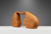 Load image into Gallery viewer, 1 of 1 Organic Abstract Modern "Joining of Two" Sculpture in Solid Cypress by Mark Leblanc for Leblanc Studios, USA, c. 2024-ABT Modern