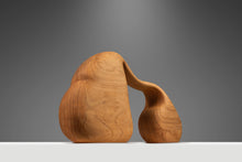 Load image into Gallery viewer, 1 of 1 Organic Abstract Modern "Joining of Two" Sculpture in Solid Cypress by Mark Leblanc for Leblanc Studios, USA, c. 2024-ABT Modern