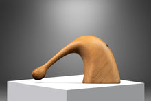 Load image into Gallery viewer, 1 of 1 Organic Abstract Modern "Leaning Figure" Sculpture Carved in Solid Poplar by Mark Leblanc for Leblanc Studios, USA, c. 2024-ABT Modern