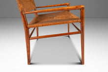 Load image into Gallery viewer, Rare Mid-Century Modern Armchair in Original Condition in Oak & Rush by Mel Smilow for Smilow-Thielle, USA, c. 1950s