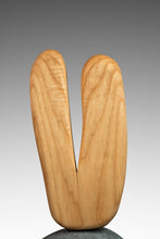 Load image into Gallery viewer, 2-Piece Organic Abstract Modern "V" Sculpture in Solid Soapstone & Ash by Mark Leblanc for Leblanc Studios, USA, c. 2020s-ABT Modern