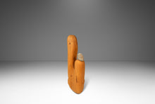 Load image into Gallery viewer, 2-Piece Organic Modern Abstract Freestanding Sculpture in Solid Cypress & Stone by Mark Leblanc for Leblanc Studios, USA, c. 2020s-ABT Modern