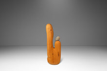 Load image into Gallery viewer, 2-Piece Organic Modern Abstract Freestanding Sculpture in Solid Cypress & Stone by Mark Leblanc for Leblanc Studios, USA, c. 2020s-ABT Modern
