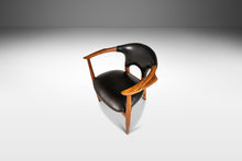 Load image into Gallery viewer, Angular Danish Mid-Century Modern Armchair in Solid Walnut, Denmark, c. 1960's-ABT Modern