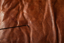 Load image into Gallery viewer, Art Deco Mid-Century Modern Loveseat Sofa with Sculptural Arms in Patinaed Leather, USA, c. 1970s-ABT Modern