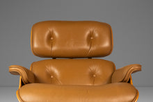 Load image into Gallery viewer, Authentic Eames Lounge Chair Model 670 and Ottoman Model 671 in Original Cognac Leather & White Oak by Herman Miller, USA, c. 2007-ABT Modern