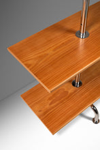 Load image into Gallery viewer, Bauhaus Mid-Century Modern Five-Tier Bookshelf Etagere in Chrome & Beech by Marcel Breuer, Italy, c. 1980s-ABT Modern