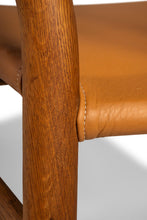 Load image into Gallery viewer, Bespoke CH24 Wishbone Desk Chair in Oak & Leather by Hans Wegner for Carl Hansen and Son (Imported by Illums Bolighus), Denmark, c. 1950s-ABT Modern