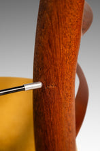 Load image into Gallery viewer, Bespoke Danish Modern Model No. 78 Ladderback Chair in Teak & Bouclé by Niels Møller for J.L. Møllers Møbelfabrik, Denmark, c. 1960's-ABT Modern