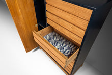 Load image into Gallery viewer, Bespoke Two Tone Geometric Gentleman's Dresser by Milo Baughman for Founders, USA, c. 1970's-ABT Modern