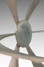 Load image into Gallery viewer, Brasilia Inspired Brutalist Hand-Welded Coffee Table in Solid Aluminum w/ Glass Top Attributed to Donald Drumm, USA, c. 1960s-ABT Modern