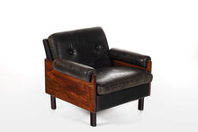 Load image into Gallery viewer, Brazilian Rosewood & Gorgeous Leather Club Chair Attributed to Percival Lafer-ABT Modern