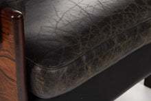 Load image into Gallery viewer, Brazilian Rosewood & Gorgeous Leather Club Chair Attributed to Percival Lafer-ABT Modern