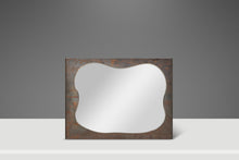 Load image into Gallery viewer, Brutalist Industrial Mirror Cut From Raw Patinaed Architectural Steel by Mark Leblanc for Leblanc Studios, USA, c. 2024-ABT Modern