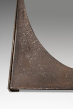 Load image into Gallery viewer, Brutalist Industrial Mirror Cut From Raw Patinaed Architectural Steel by Mark Leblanc for Leblanc Studios, USA, c. 2024-ABT Modern