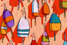 Load image into Gallery viewer, Buoys by James Mattison, 36x48, Oil on Wood Canvas, 2024-ABT Modern