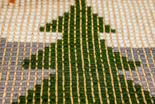 Load image into Gallery viewer, Charming Mid-Century Modern Hand-Made Latch Hook Tapestry / Wall Art, USA, c. 1970's-ABT Modern