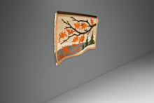 Load image into Gallery viewer, Charming Mid-Century Modern Hand-Made Latch Hook Tapestry / Wall Art, USA, c. 1970's-ABT Modern