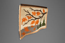 Load image into Gallery viewer, Charming Mid-Century Modern Hand-Made Latch Hook Tapestry / Wall Art, USA, c. 1970's-ABT Modern