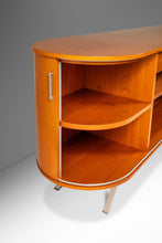 Load image into Gallery viewer, Custom-Made Italian Modern Credenza / Sideboard w/ Tambour Doors in the Manner of Lorenza Bozzoli by Fattori, Italy, c. 2000's-ABT Modern