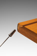 Load image into Gallery viewer, Custom-Made Two-Tone Mid-Century Modern Coffee Table w/ Drop-Leaf in Maple & Walnut, USA, c. 1960s-ABT Modern