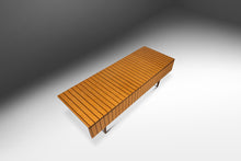 Load image into Gallery viewer, Custom-Made Two-Tone Mid-Century Modern Coffee Table w/ Drop-Leaf in Maple & Walnut, USA, c. 1960s-ABT Modern