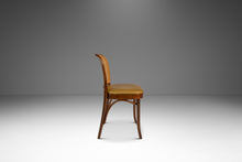Load image into Gallery viewer, Single Patinaed Bentwood Prague Model 811 Side Dining Chair in Walnut & Leather by Josef Frank for Stendig, Poland, c. 1960s