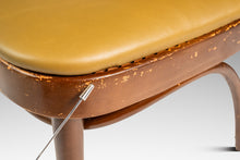 Load image into Gallery viewer, Single Patinaed Bentwood Prague Model 811 Side Dining Chair in Walnut & Leather by Josef Frank for Stendig, Poland, c. 1960s