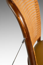 Load image into Gallery viewer, Single Patinaed Bentwood Prague Model 811 Side Dining Chair in Walnut & Leather by Josef Frank for Stendig, Poland, c. 1960s