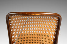 Load image into Gallery viewer, Single Patinaed Bentwood Prague Model 811 Side Dining Chair in Walnut & Leather by Josef Frank for Stendig, Poland, c. 1960s