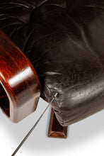 Load image into Gallery viewer, Set of Two (2) Scandinavian Modern Reclining Lounge Chairs & Ottomans by Soda Galvano for Vatne Mobler, Norway, c. 1970s
