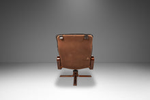 Load image into Gallery viewer, Set of Two (2) Scandinavian Modern Reclining Lounge Chairs & Ottomans by Soda Galvano for Vatne Mobler, Norway, c. 1970s