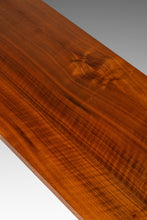Load image into Gallery viewer, Substantial Handmade Minimalist MCM Custom-Made Studio / Gallery Dining Table w/ Matching Benches Set in Walnut, USA, c. 1980s