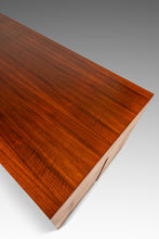 Load image into Gallery viewer, Substantial Handmade Minimalist MCM Custom-Made Studio / Gallery Dining Table w/ Matching Benches Set in Walnut, USA, c. 1980s