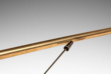 Load image into Gallery viewer, Rare Restored Danish Mid-Century Modern High-Back Lounge Chair in Beech, Velour & Brass by Dan Johnson for Selig, Denmark, c. 1950s