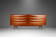Load image into Gallery viewer, Danish Mid-Century Modern 8-Drawer 'Triennale' Mod. L-32-6 Dresser / Credenza in Teak, by Arne Vodder for Sibast Mobler, Denmark, c. 1950s-ABT Modern
