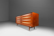 Load image into Gallery viewer, Danish Mid-Century Modern 8-Drawer 'Triennale' Mod. L-32-6 Dresser / Credenza in Teak, by Arne Vodder for Sibast Mobler, Denmark, c. 1950s-ABT Modern