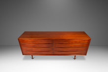 Load image into Gallery viewer, Danish Mid-Century Modern 8-Drawer 'Triennale' Mod. L-32-6 Dresser / Credenza in Teak, by Arne Vodder for Sibast Mobler, Denmark, c. 1950s-ABT Modern