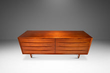 Load image into Gallery viewer, Danish Mid-Century Modern 8-Drawer 'Triennale' Mod. L-32-6 Dresser / Credenza in Teak, by Arne Vodder for Sibast Mobler, Denmark, c. 1950s-ABT Modern
