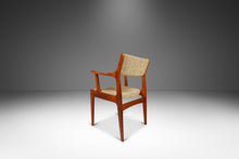 Load image into Gallery viewer, Danish Mid-Century Modern Arm Chair in Solid Teak & Original Fabric by D-Scan, c. 1970's-ABT Modern