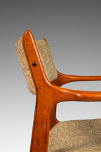 Load image into Gallery viewer, Danish Mid-Century Modern Arm Chair in Solid Teak & Original Fabric by D-Scan, c. 1970's-ABT Modern