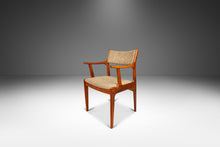 Load image into Gallery viewer, Danish Mid-Century Modern Arm Chair in Solid Teak & Original Fabric by D-Scan, c. 1970's-ABT Modern