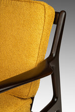 Load image into Gallery viewer, Danish Mid-Century Modern "Blade Arm" Lounge Chair in Beech & Bouclé by Ib Kofod Larsen for Selig, Denmark, c. 1960s-ABT Modern