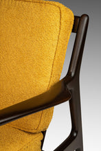 Load image into Gallery viewer, Danish Mid-Century Modern "Blade Arm" Lounge Chair in Beech & Bouclé by Ib Kofod Larsen for Selig, Denmark, c. 1960's-ABT Modern