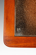 Load image into Gallery viewer, Danish Mid-Century Modern Coffee Table in Teak w/ Ceramic Tile Mosaic Inlay by Johannes Andersen, Denmark, c. 1970's-ABT Modern