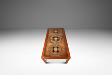 Load image into Gallery viewer, Danish Mid-Century Modern Coffee Table in Teak w/ Ceramic Tile Mosaic Inlay by Johannes Andersen, Denmark, c. 1970's-ABT Modern