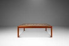 Load image into Gallery viewer, Danish Mid-Century Modern Coffee Table in Teak w/ Ceramic Tile Mosaic Inlay by Johannes Andersen, Denmark, c. 1970's-ABT Modern