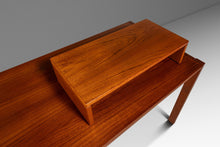 Load image into Gallery viewer, Danish Mid-Century Modern Computer Riser / Desk Organizer in Teak by Jesper International, Denmark, c. 1980s-ABT Modern