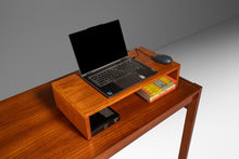Load image into Gallery viewer, Danish Mid-Century Modern Computer Riser / Desk Organizer in Teak by Jesper International, Denmark, c. 1980s-ABT Modern